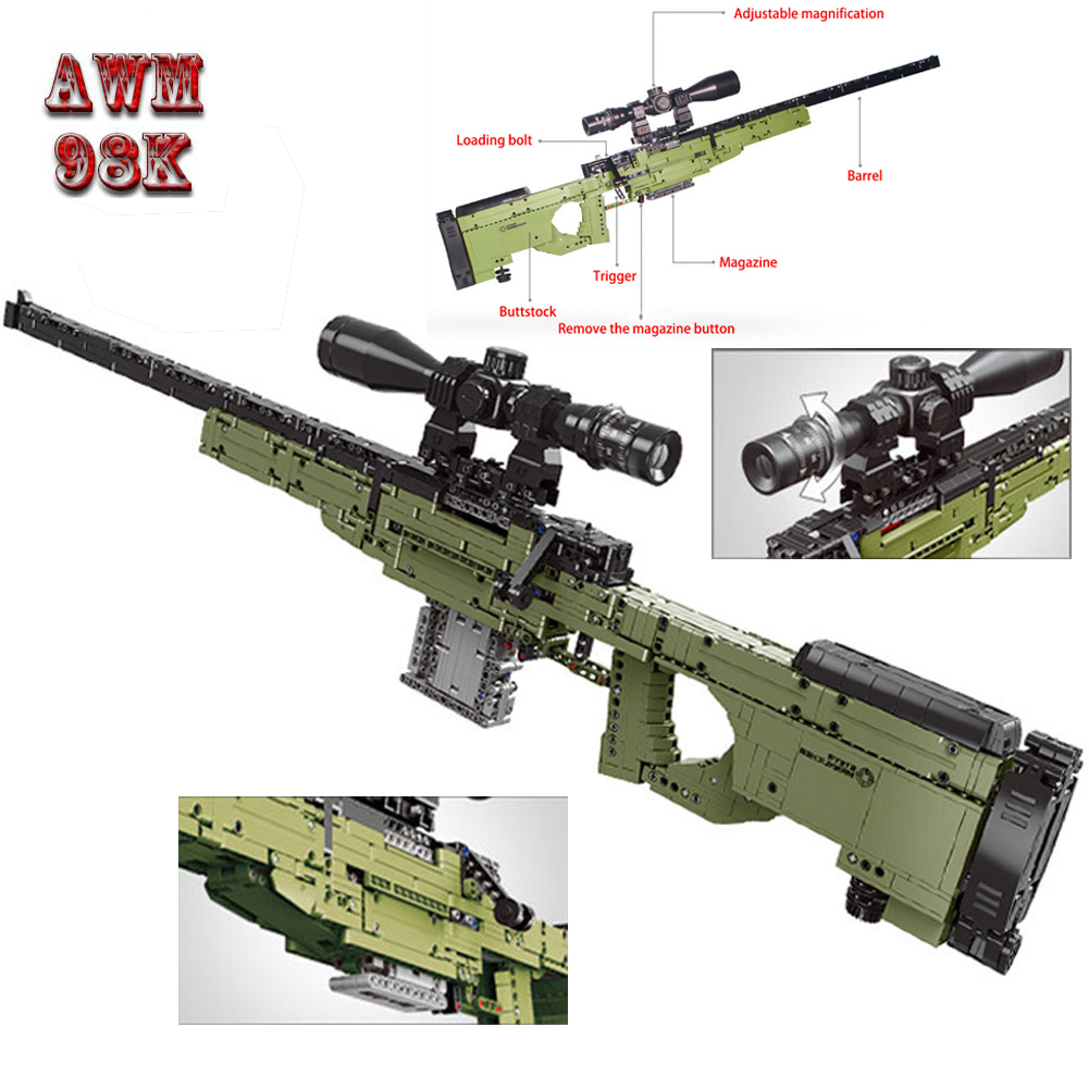 Kids Education In Germany - Militärische Technik Realistische Waffen AWM Scharfschützengewehr