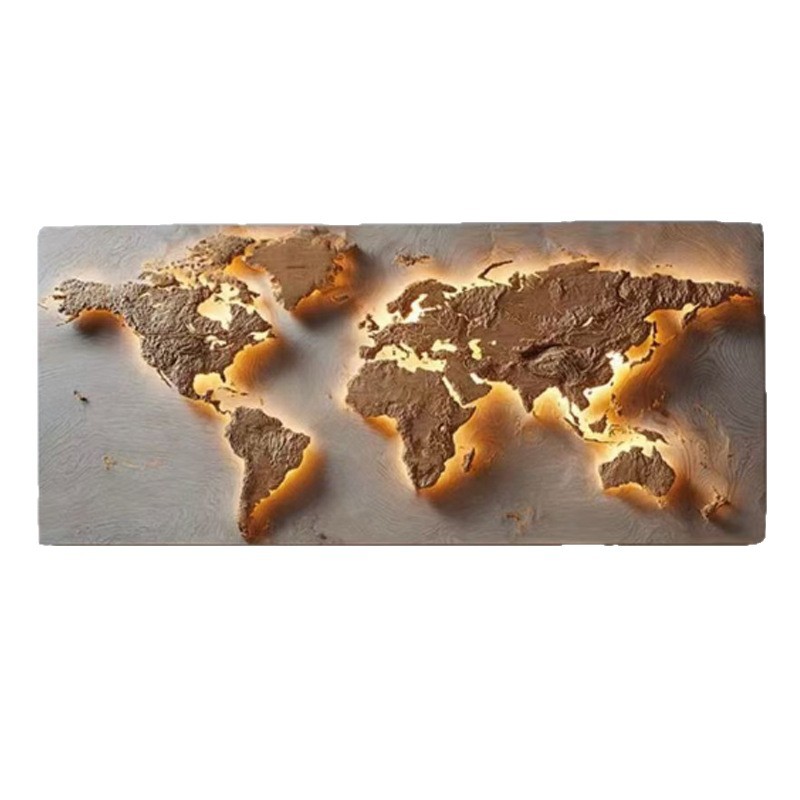 Puzzle Map World - Weltkarten-Puzzle-Wandanhänger Wandkarte