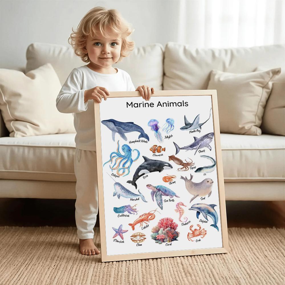 Lehrreiche Tier-HD-Wandkunst-P – Kids Education Wallpaper Bewertung und Preis