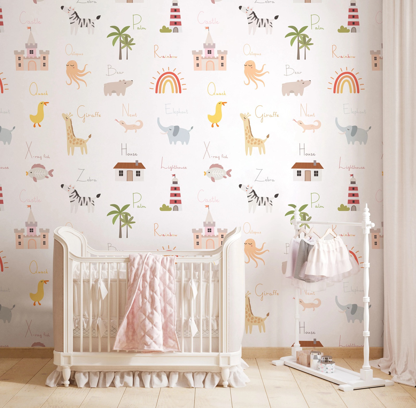 Kinderzimmer-Wandtapete zum Ab – Kids Education Wallpaper Bewertung und Preis