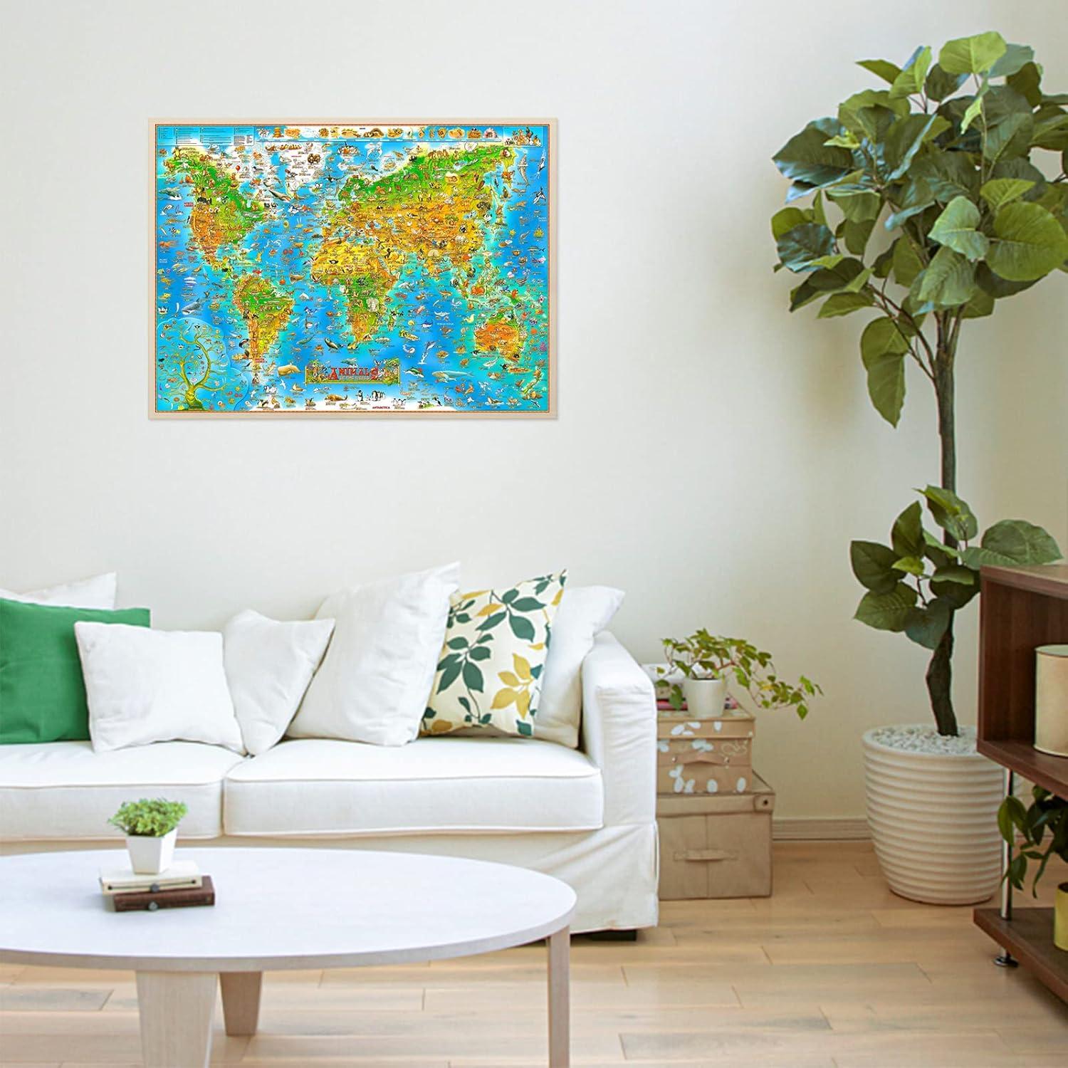 150/300/500/1000 Teile Puzzles – Puzzle Map World Bewertung und Preis