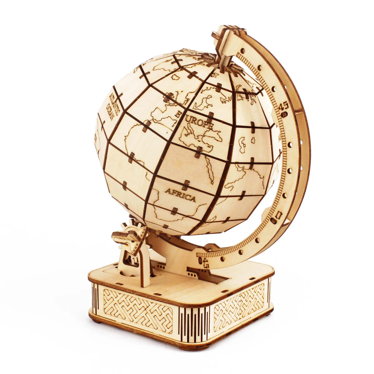 3D-Globus, Holzpuzzle, Spielze – Puzzle Map World Bewertung und Preis