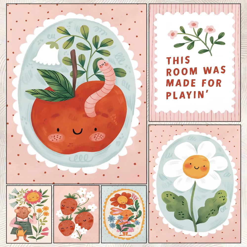Blumen-Alphabet Bildung Kinder – Kids Education Wallpaper Bewertung und Preis