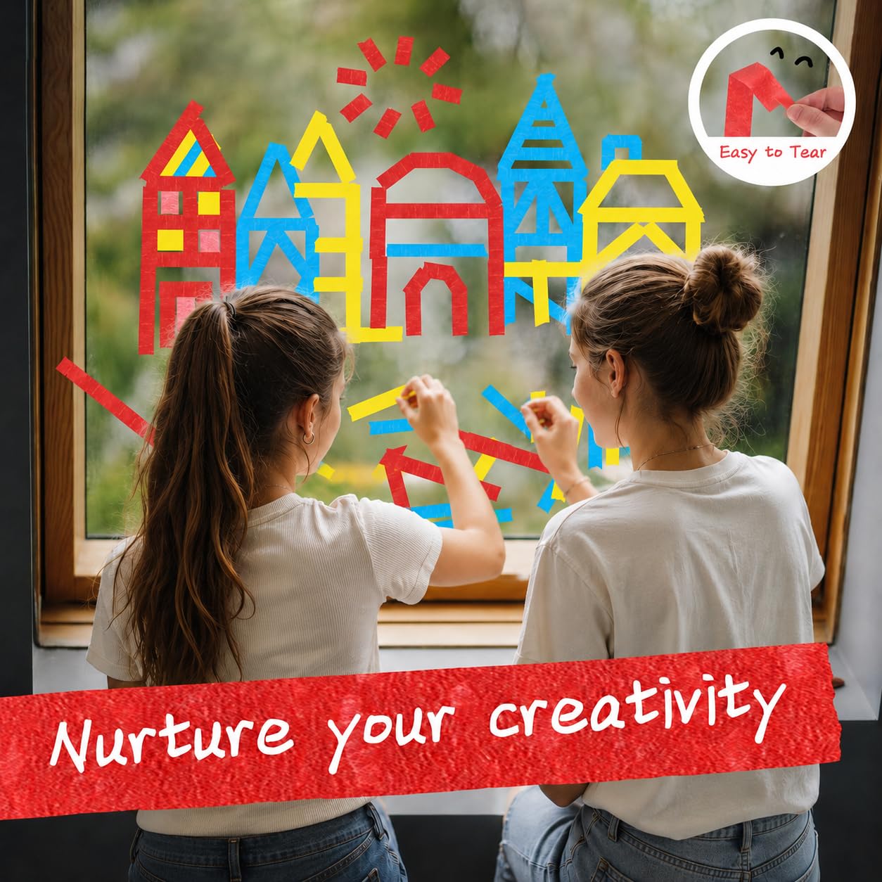 7-Farben-Abdeckband, rückstand – Kids Education Wallpaper Bewertung und Preis